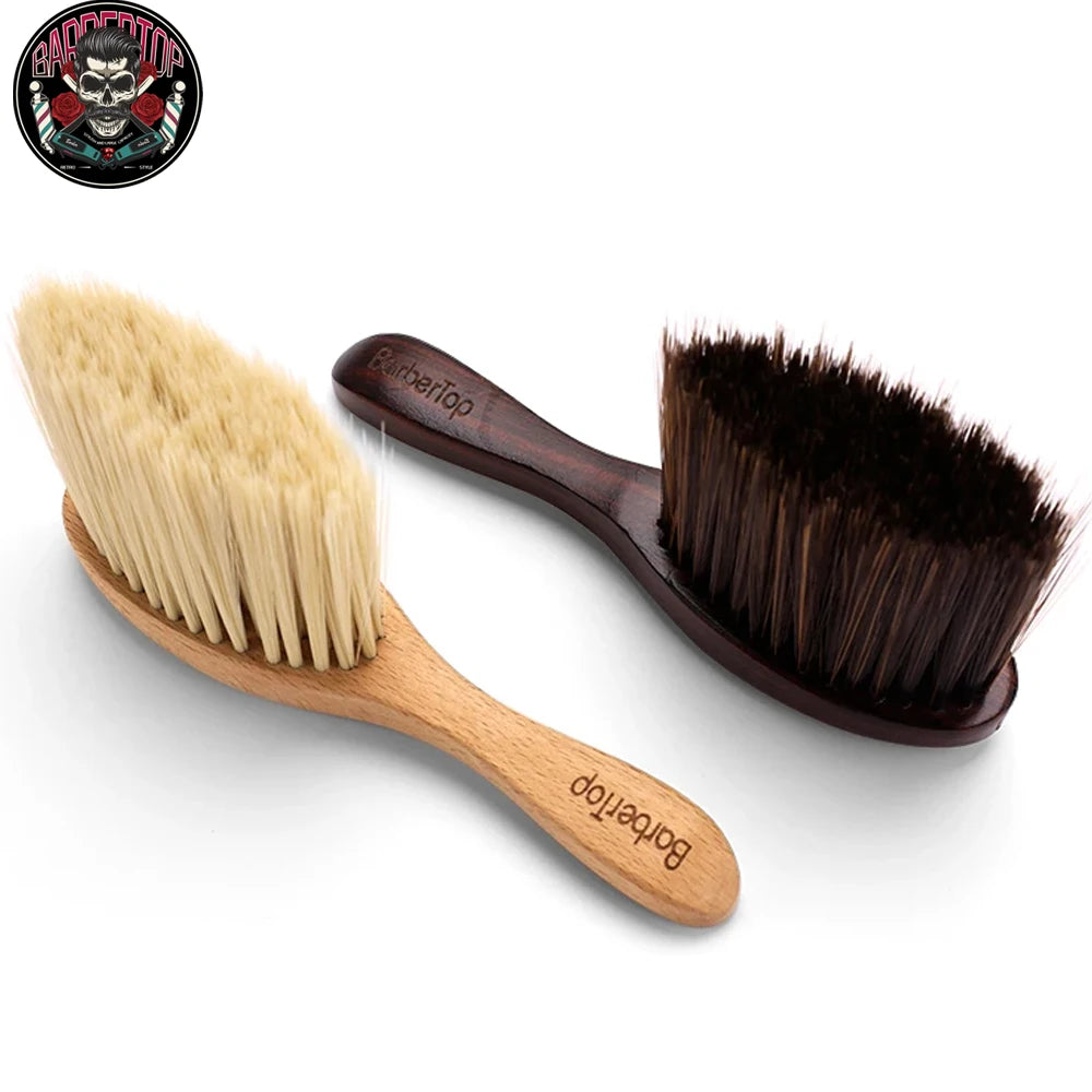Barber Shop Neck And Facial Cleaning Brush Handheld Long Hair Brush Hair And Beard Brush Salon Hairdressing Styling Tools Peaceful Pleasures Health and Wellness