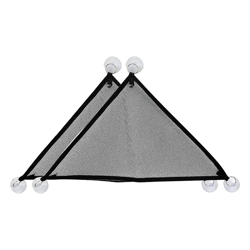 Reptile Hammock Lounger & Ladder Set – Geckos, Lizards & Snakes Reptile Habitat Accessory Peaceful Pleasures Health and Wellness black