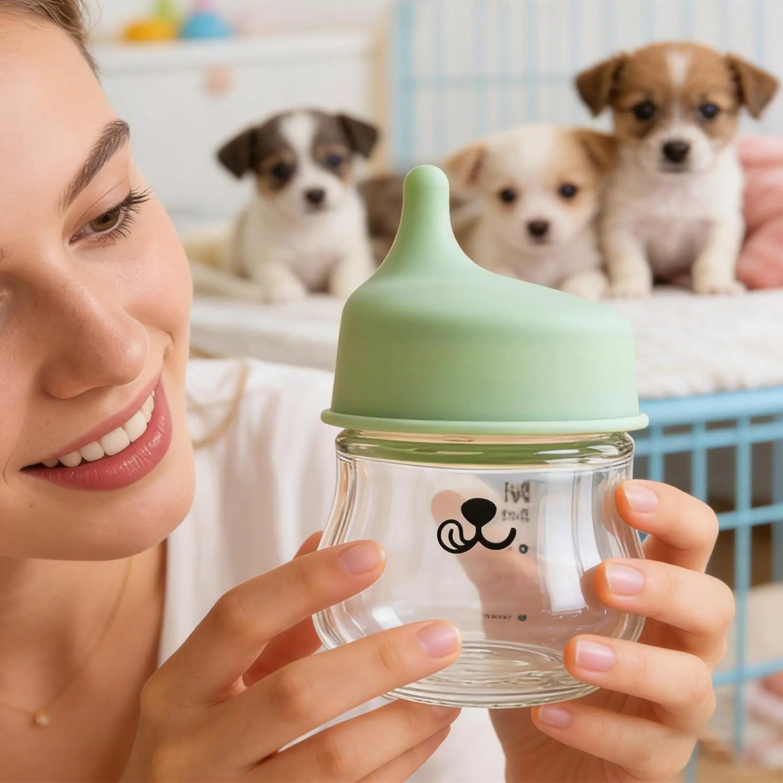 Puppy Bottles For Nursing Portable Anti-Choking Pet Feeder Kitten Nursing Bottle Pet Feeder For Cat Bunny Squirrel Chinchilla Peaceful Pleasures Health and Wellness