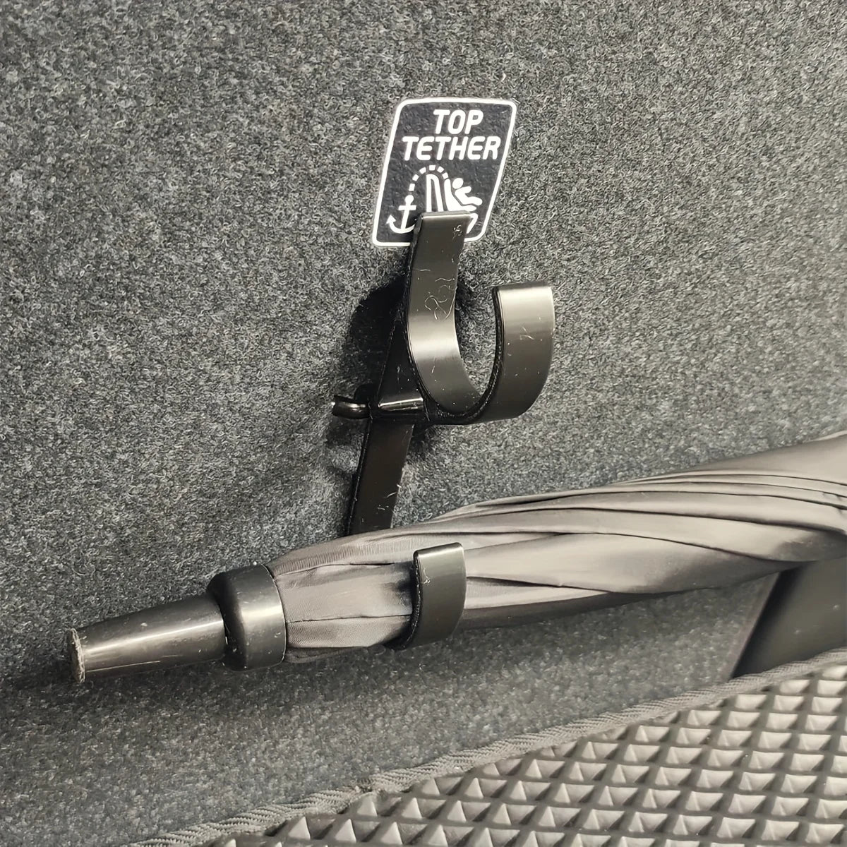 Car Umbrella Hook, Universal Trunk Hooks Umbrellas Mount, Universal Car Trunk Umbrella Holder, Auto Accessories No Drilling Peaceful Pleasures Health and Wellness