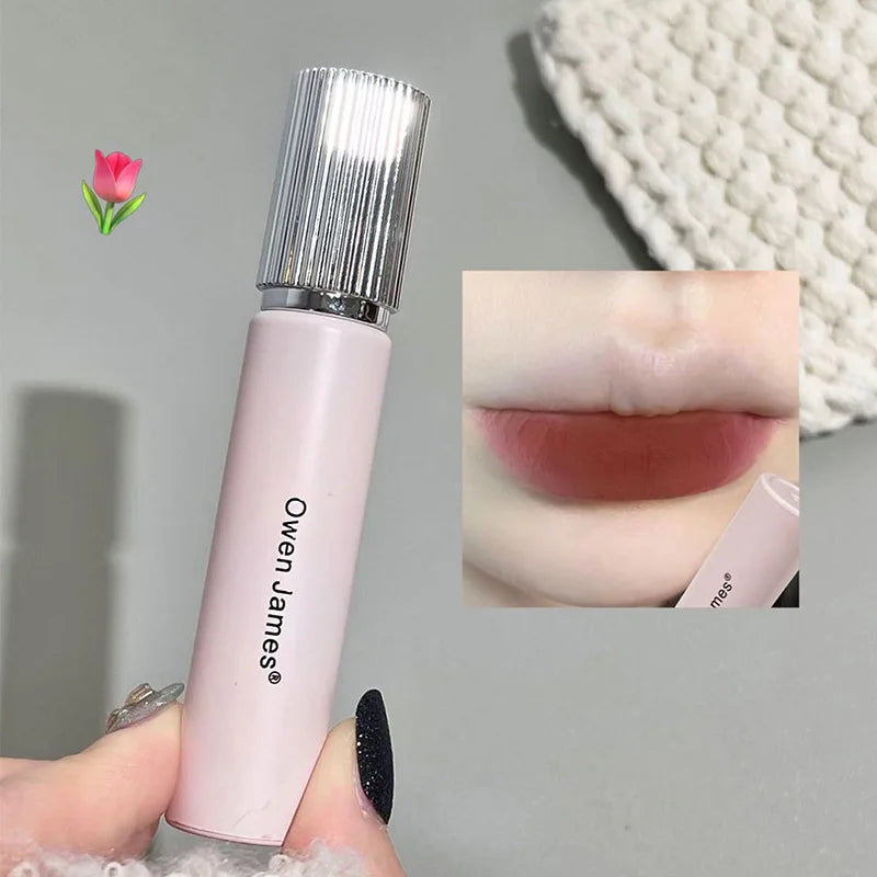 Korean Matte Mousse Lipstick | Velvet Long-Lasting Lip Color
