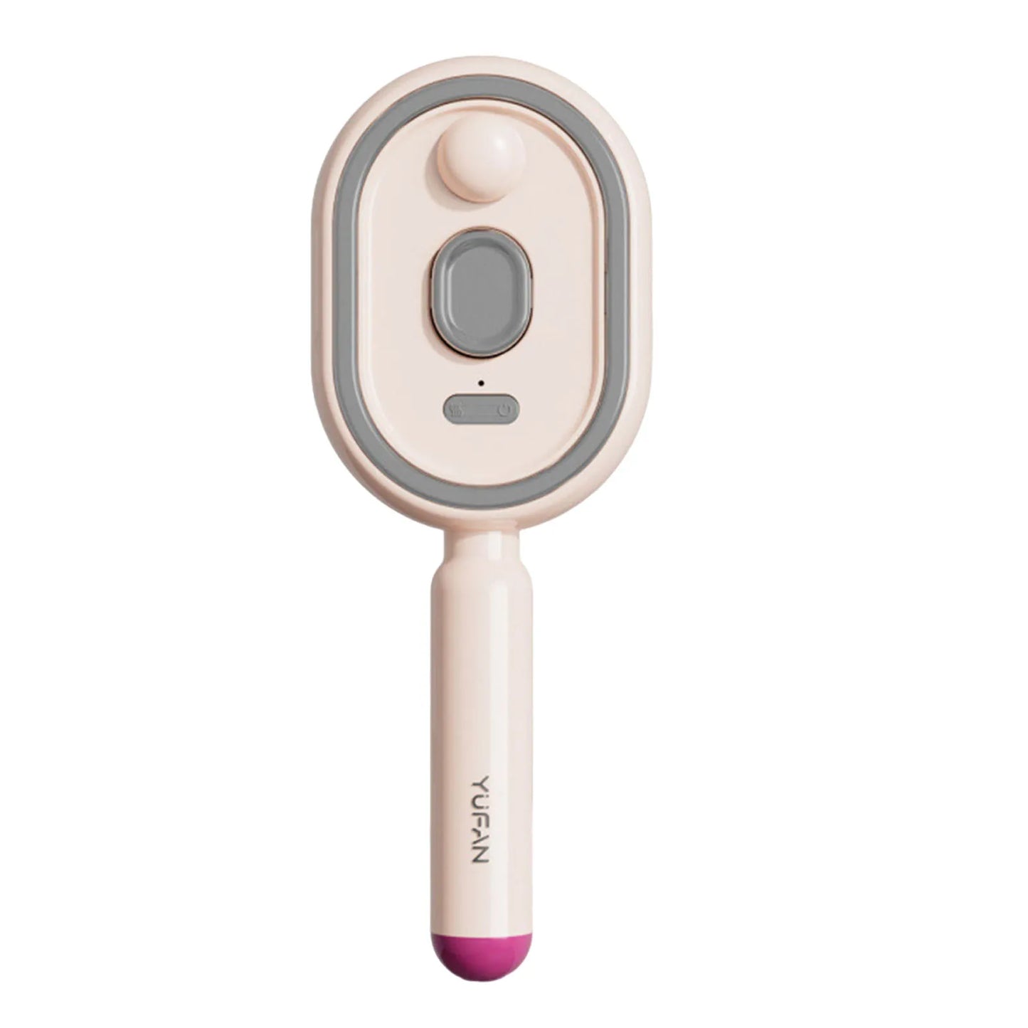 Electric Steam Brush with Water Spray Wet Electrics Hairbrush USB-C Charging for Detangling Smoothing Styling & Frizz Control Peaceful Pleasures Health and Wellness Pink