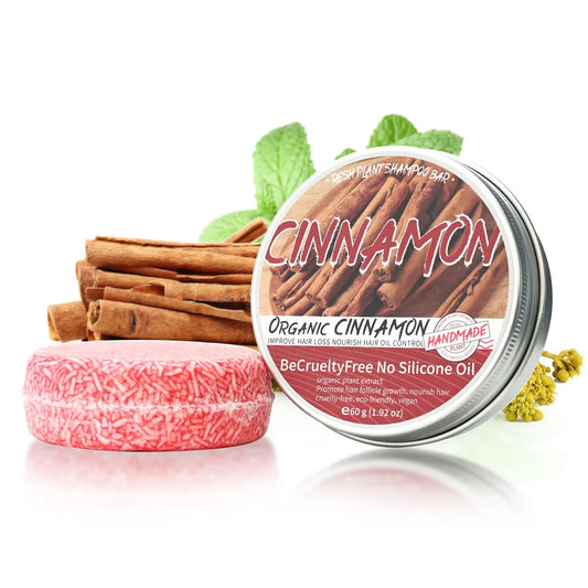 Organic Cinnamon Shampoo Soap Bar – Cleanse & Moisturize Hair Shampoo Soap Bar Oasis Select 60g