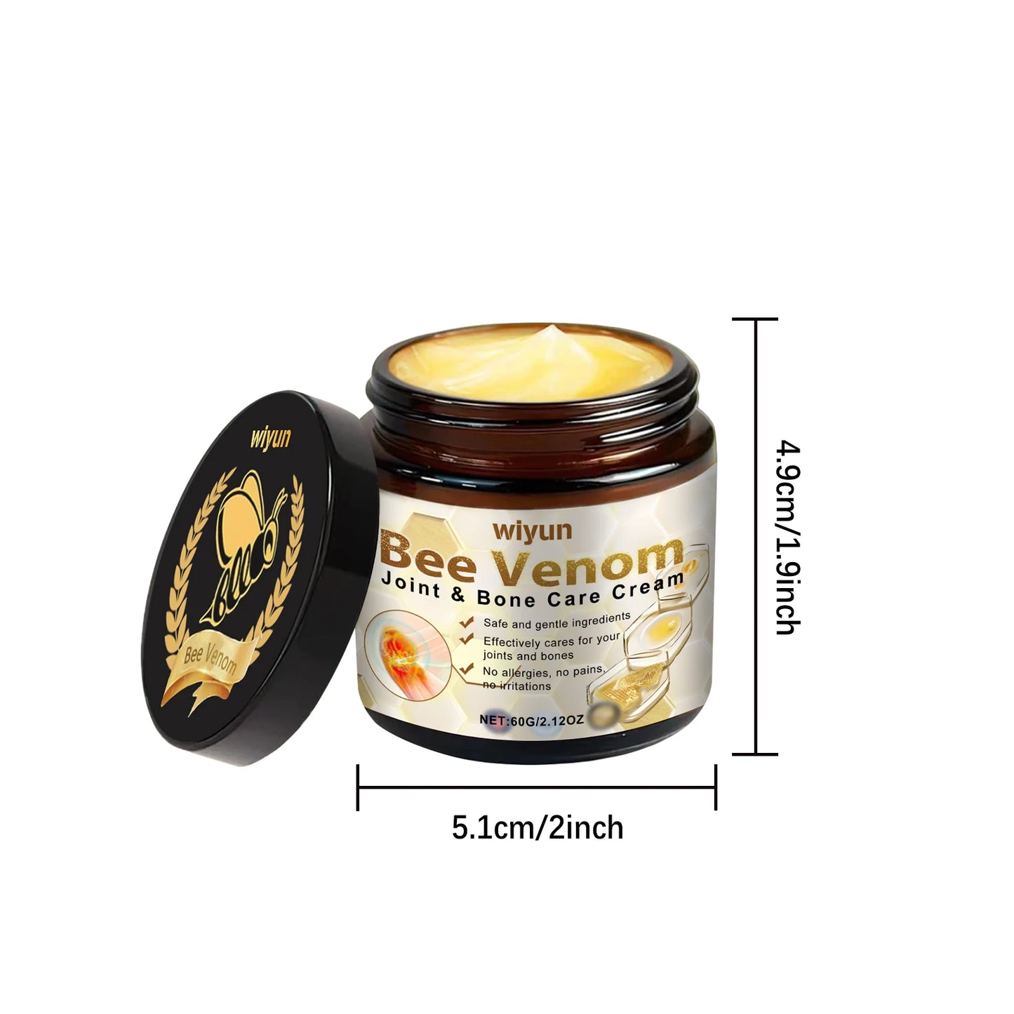 Bee Venom Joint & Muscle Relief Cream – Knees, Back, Shoulders