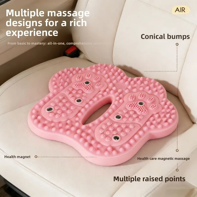 Large Household Inflatable Foot Massager Anti-slip Magnet Stone Stepper Pad Pressure Points in Situ Sports Fitness Equipment Peaceful Pleasures Health and Wellness