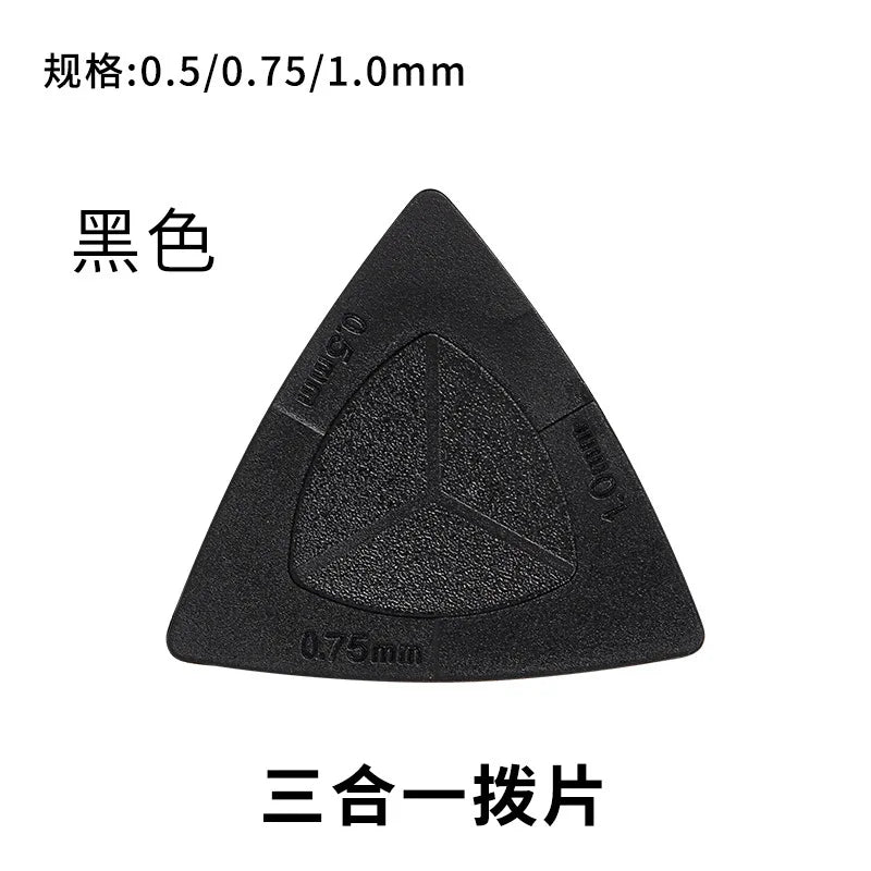 Guitar Triangle Pick ABS 3-in-1 Multifunctional Electric Multipurpose