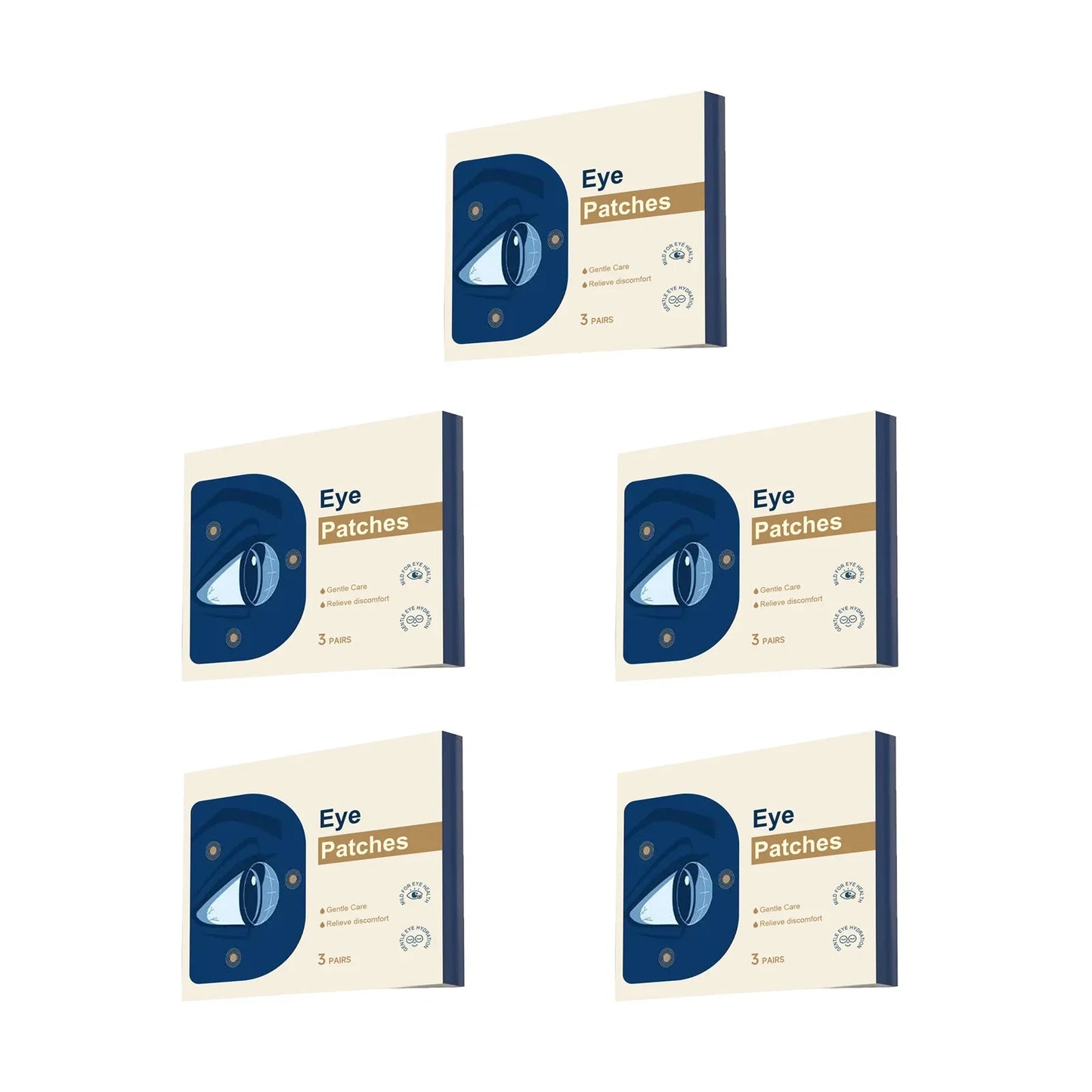 Hoygi Cooling Eye Patches – Puffiness & Dark Circles (3 Pairs)