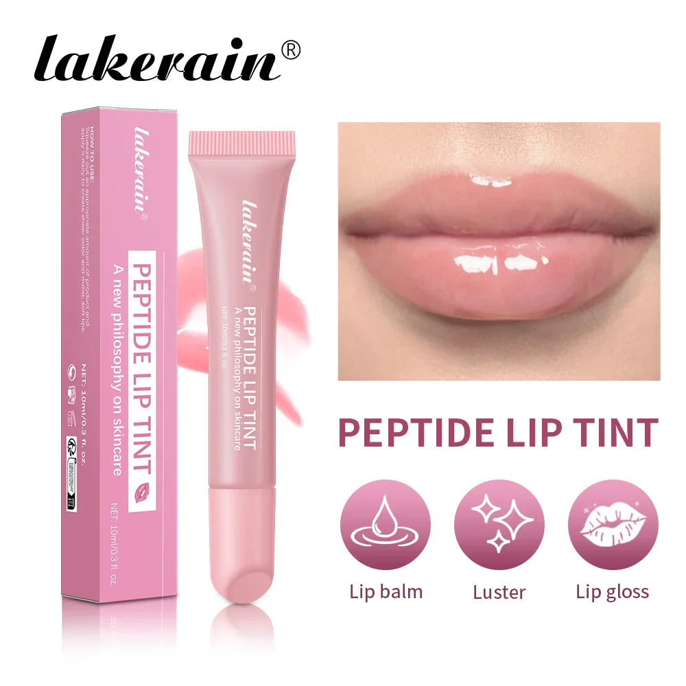 Peptide Tinted Mirror Finish Lip Gloss – Hydrating & Long-Lasting