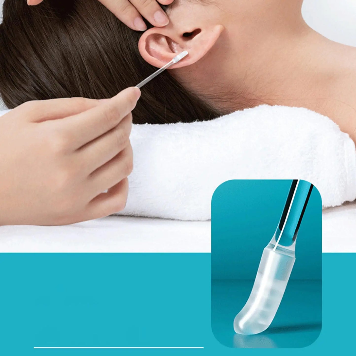 24-Pack Silicone Sticky Ear Cleaning Swabs for Adults & Kids