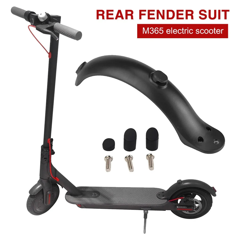 Electric Scooter Rear Fender & Mudguard Kit for Xiaomi M365 Scooter Accessory Peaceful Pleasures Health and Wellness