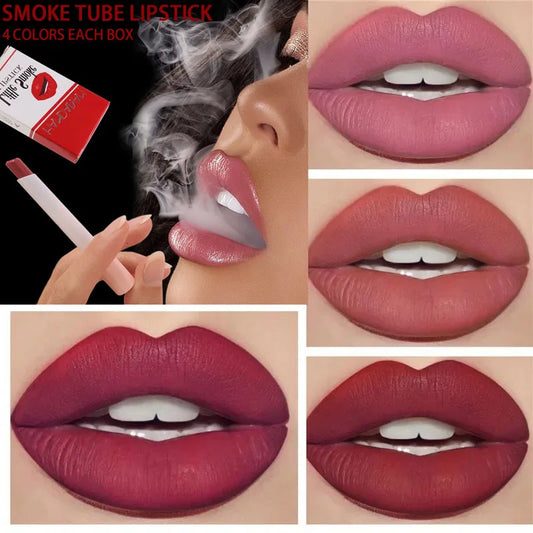 Velvet Matte Lipstick Set 4 Pcs | 12 Colors, Waterproof Matte Lipstick Set Peaceful Pleasures Health and Wellness