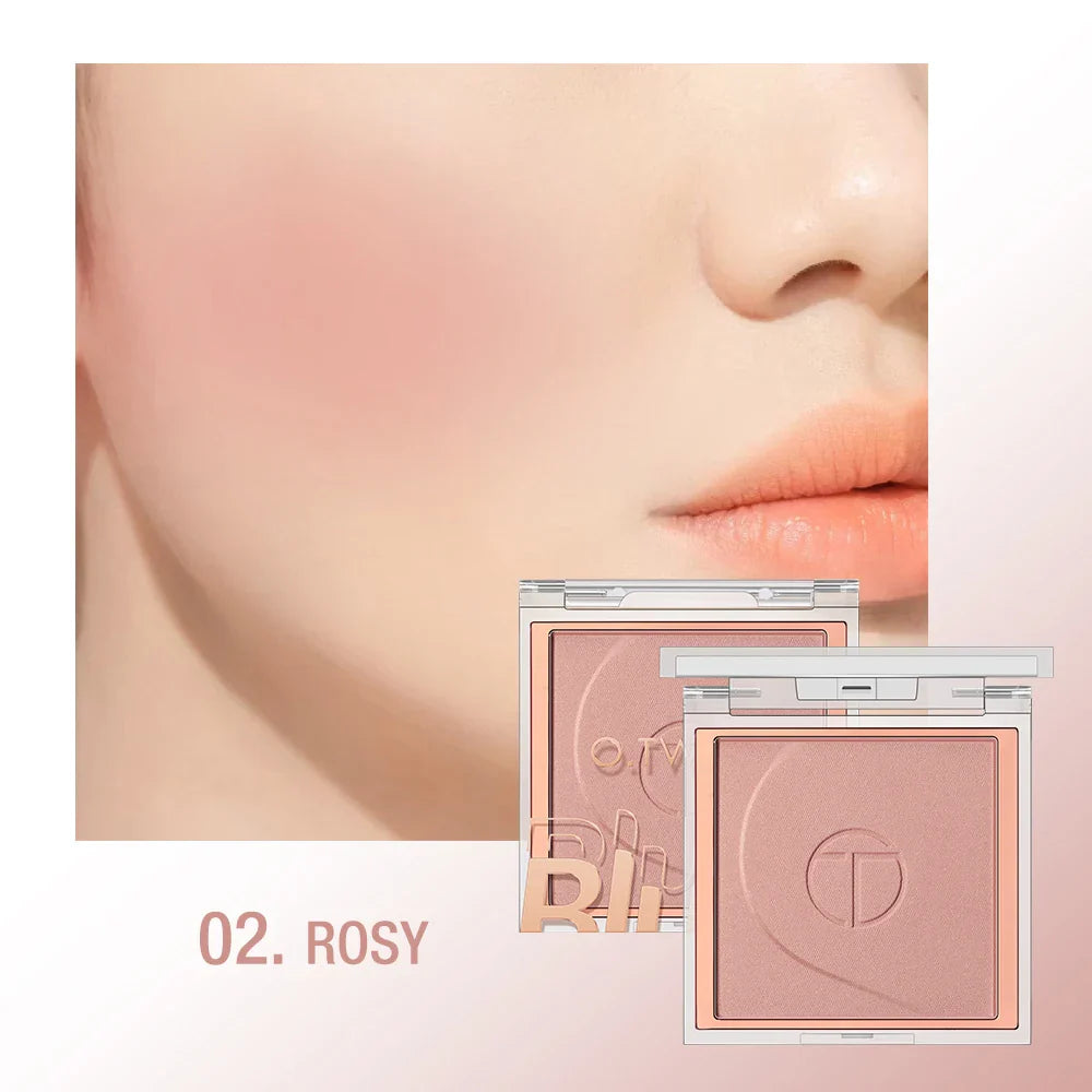 O.TWO.O 6-Color Mineral Blush Palette – Matte & Shimmer Powder