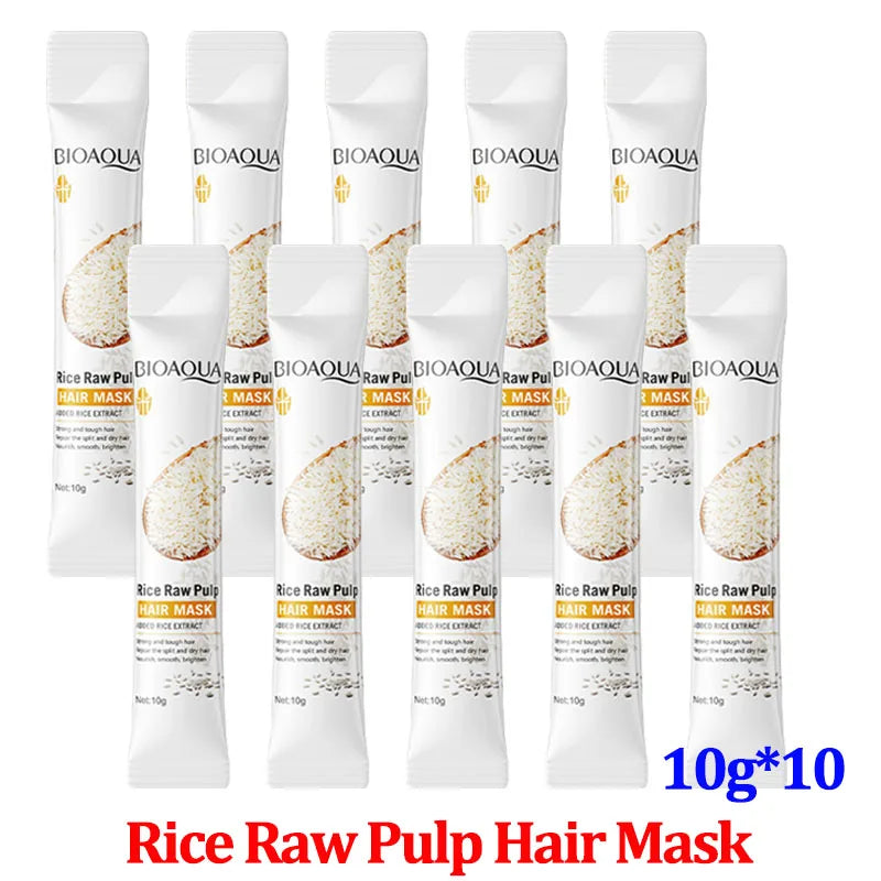 Keratin Rice Hair Mask – Smooth Frizzy & Dry Hair | PWYUMAN