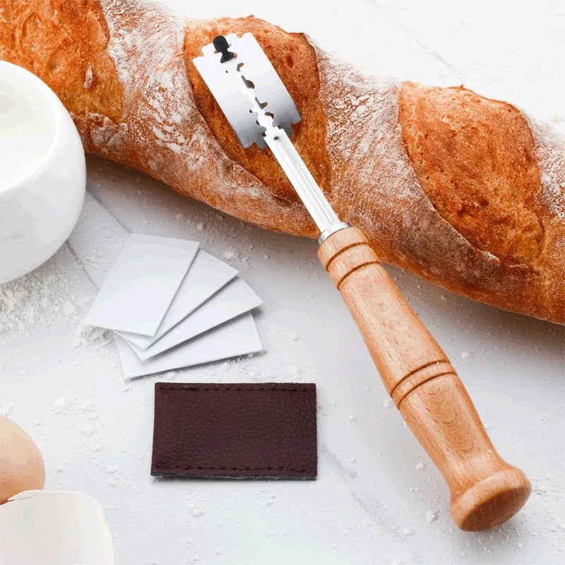 1pc Practical Curved Bread and Pastry Knife Baking Tools Baking Accessories Household Kitchen Tools Peaceful Pleasures Health and Wellness