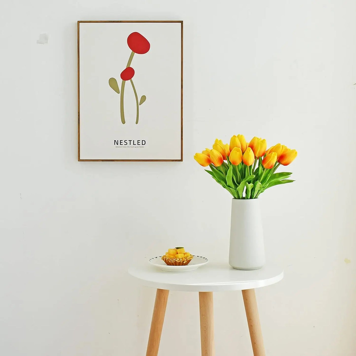 Artificial Tulip Flowers Bouquet 3/5pcs – Wedding & Home Decor