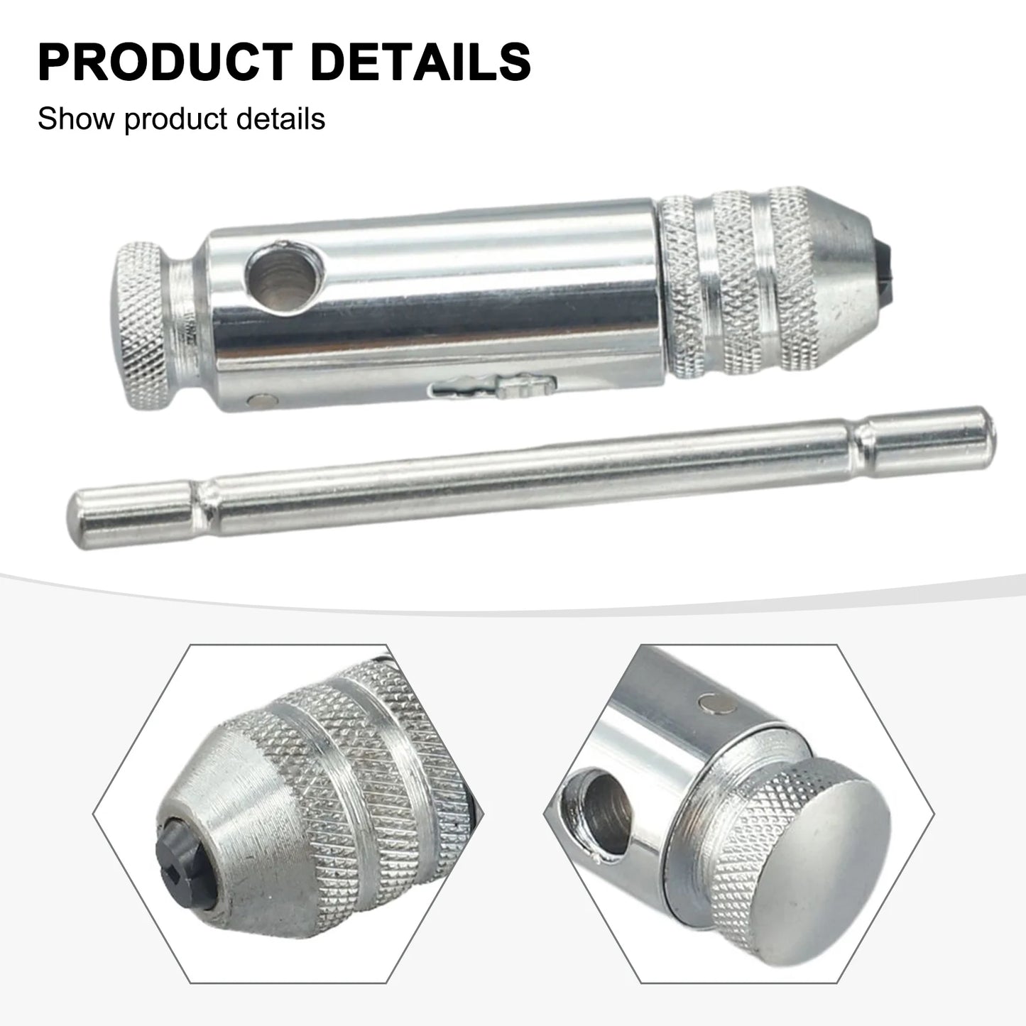 Adjustable T-handle Ratchet Tap Wrench M3-M8 Metric Machine Screw