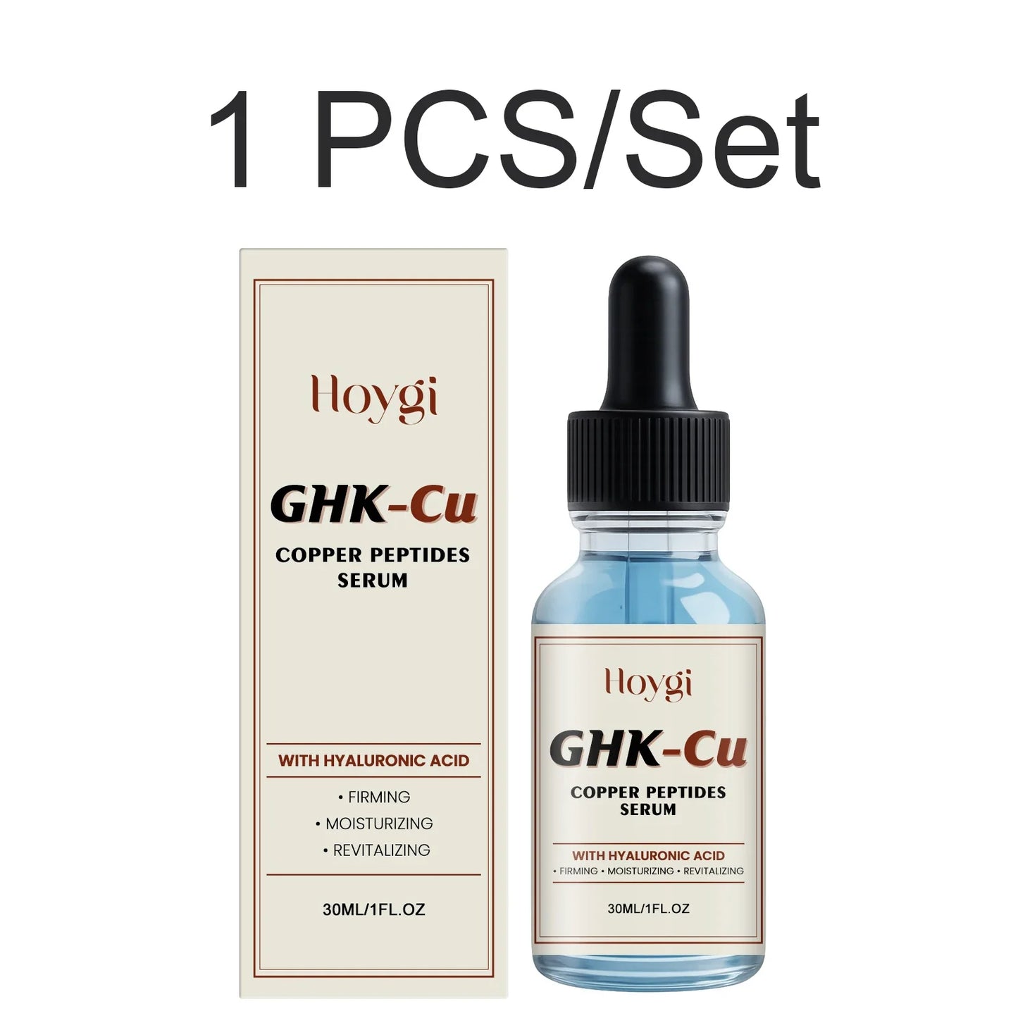 Hoygi GHK-Cu Copper Peptide Serum | Hyaluronic Acid Face Essence
