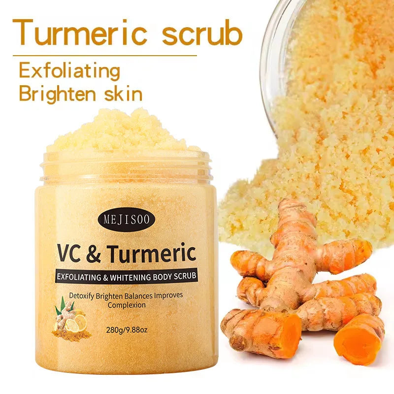 Vitamin C & Turmeric Exfoliating Body Scrub – Brightening Skin