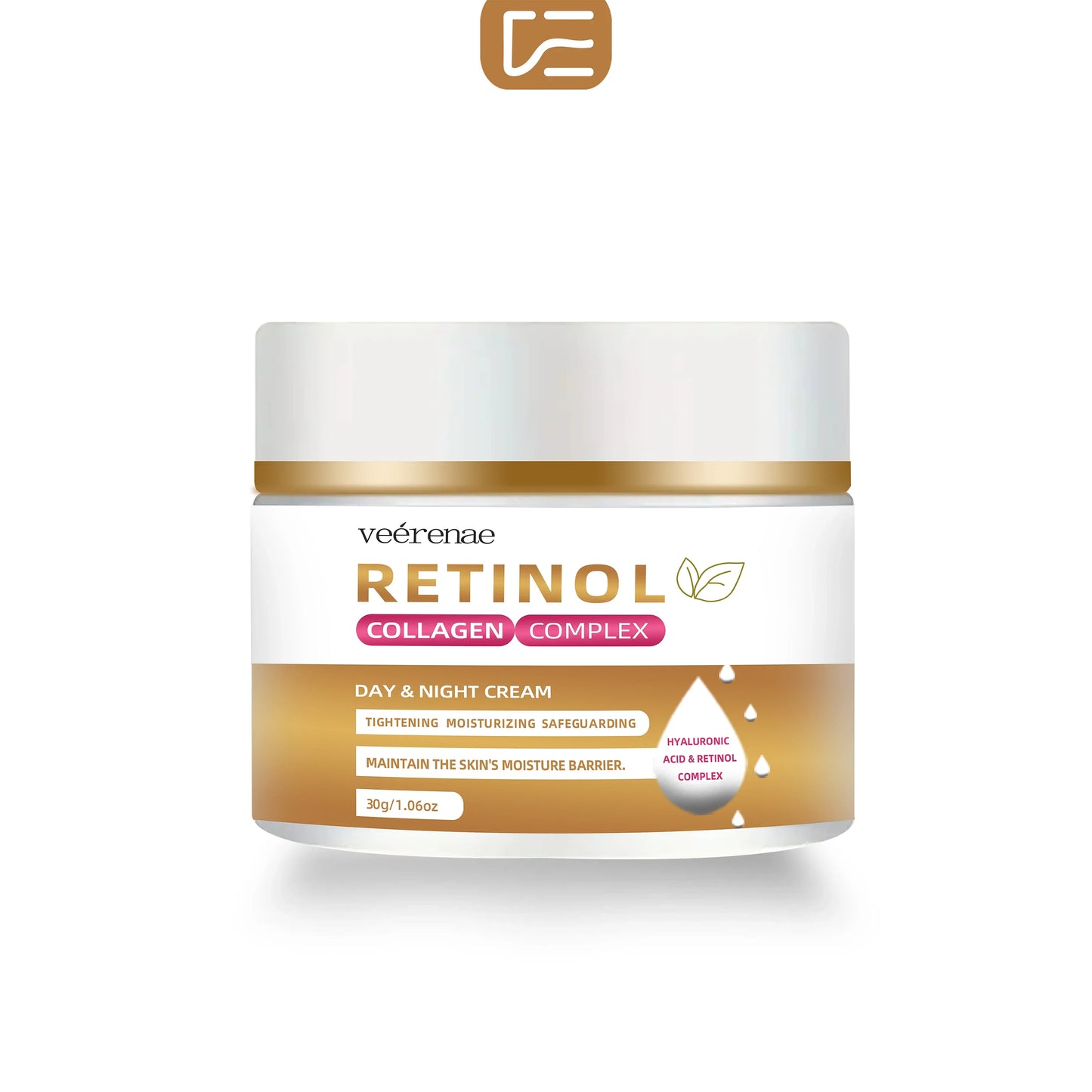 Veérenae Retinol Collagen Cream – Alcohol-Free 24H Moisturiser