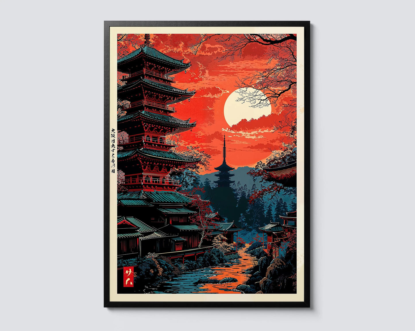 Anime Ramen Shop Canvas Print | Tokyo Street Wall Art