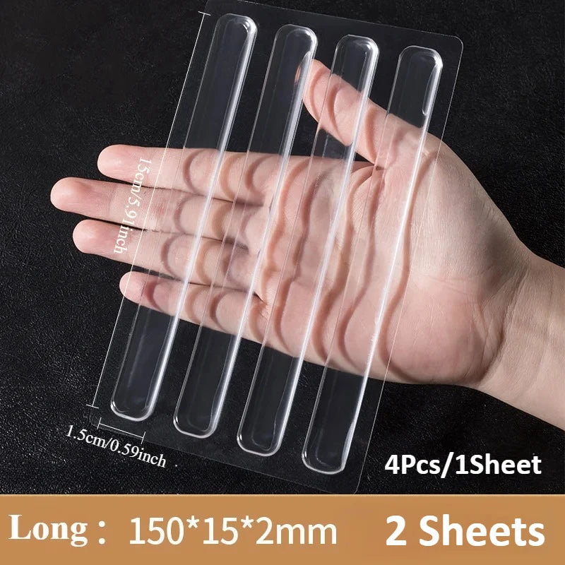 Silicone Self-Adhesive Door Stopper & Wall Protector Pads