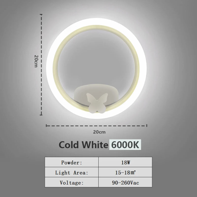 Modern Acrylic LED Wall Sconce Indoor Vanity Light Fixture