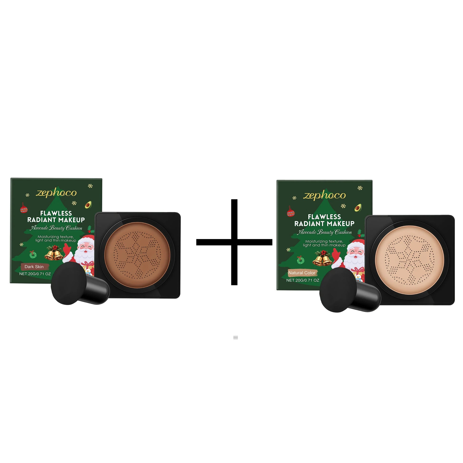 Deep Skin Tone Radiance Cushion Cream – Long-Lasting & Lightweight Cushion Foundation Cream Oasis Select 2-in-1