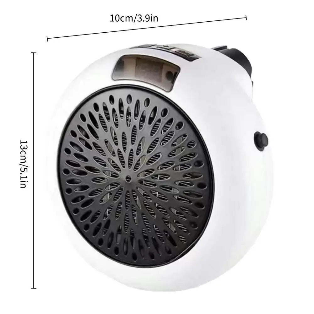 Portable 400W Plug-In Space Heater | Fast Desktop Warm Fan