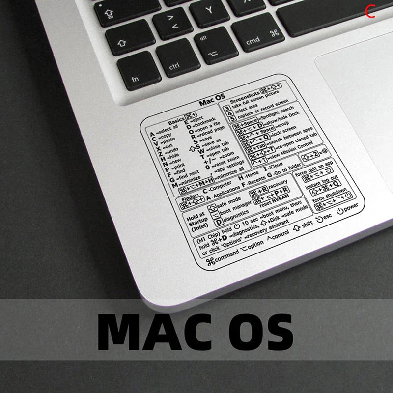 Windows PC Keyboard Shortcut Sticker – 14 Styles | PVC
