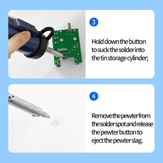 BBT-580 Vacuum Desoldering Pump 30W | AC 110V/220V Portable Desoldering Pump Peaceful Pleasures Health and Wellness