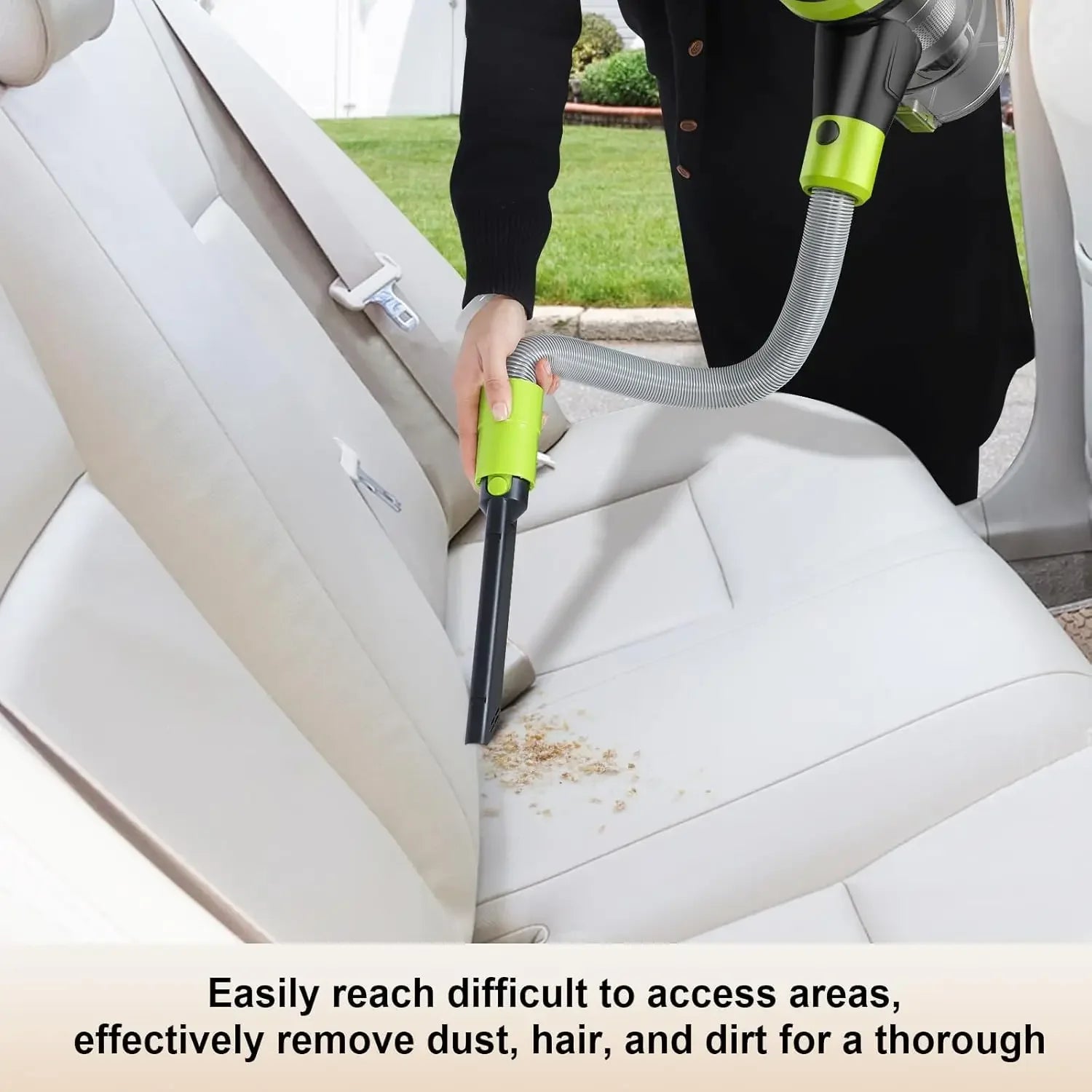 23Ft Corded Stick Vacuum Cleaner, Powerful Suction for Hard Floors Carpets Pet Hair, Adjustable Tube Handheld Peaceful Pleasures Health and Wellness