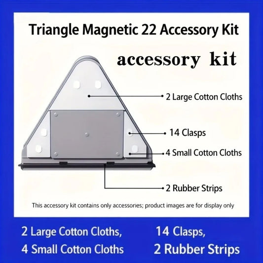 Triangle Glass Cleaner Cotton Replacement Pad – 15×13.5cm Cleaning Replacement Pad Oasis Select Style B