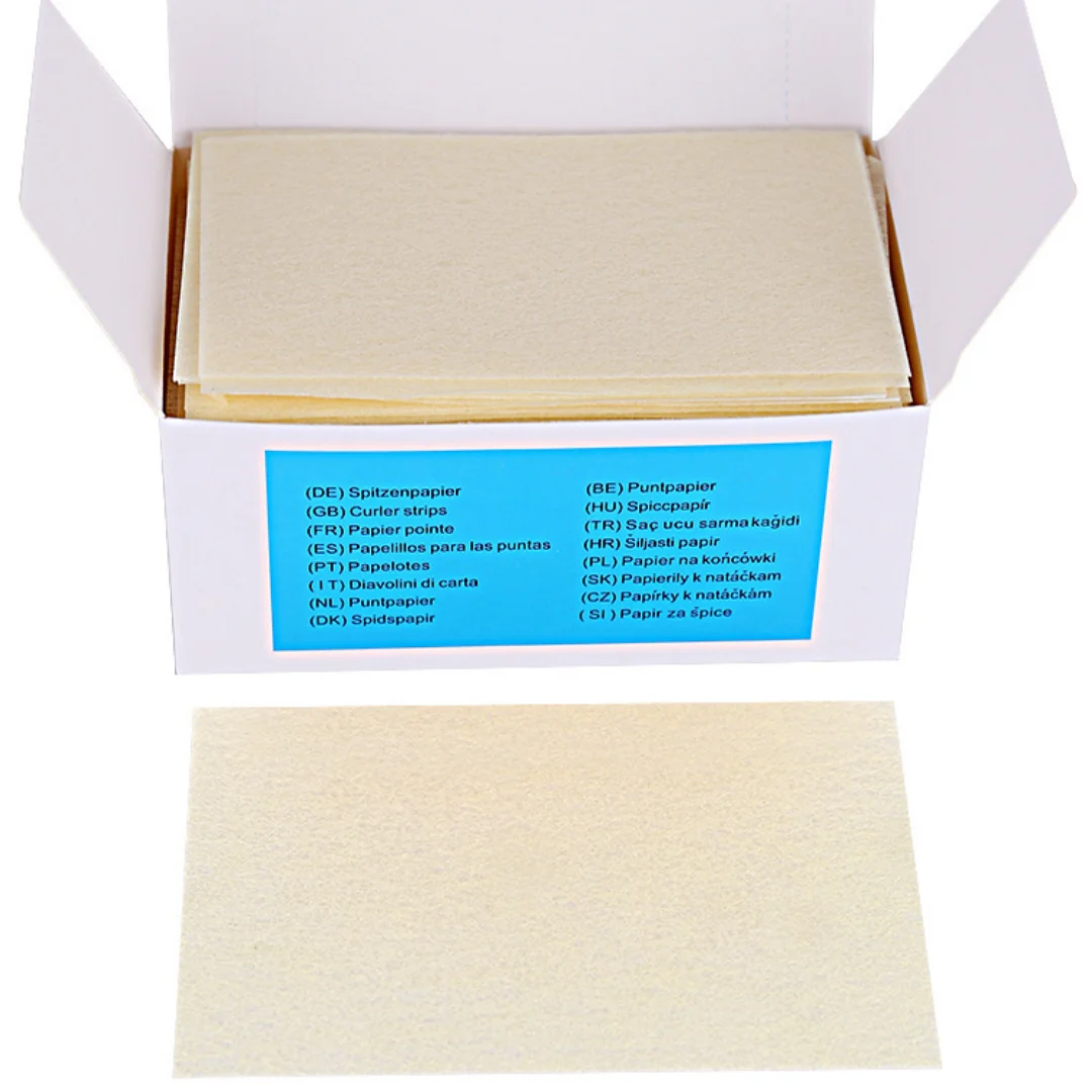 Professional Ultra-Thin Cold Perm Paper, Disposable Perm Rod Cotton Wrapping Paper For Salon Hair Curling Styling Treatment Peaceful Pleasures Health and Wellness B