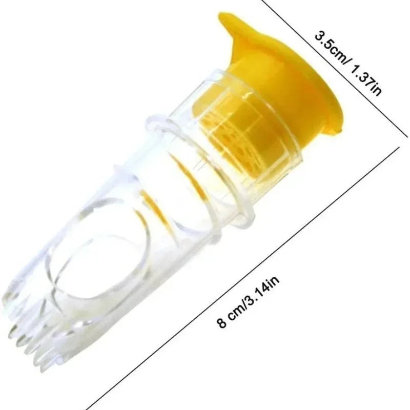 2PCS Lemon Squeezer Plastic Resuable Lightweight Juices Reamer Washable Manual Juices Portable kitchen Reamer Built in Filter Peaceful Pleasures Health and Wellness