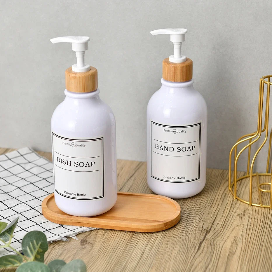 Wooden Vanity Tray – Bathroom Countertop Organizer for Soap, Candles & Jewelry