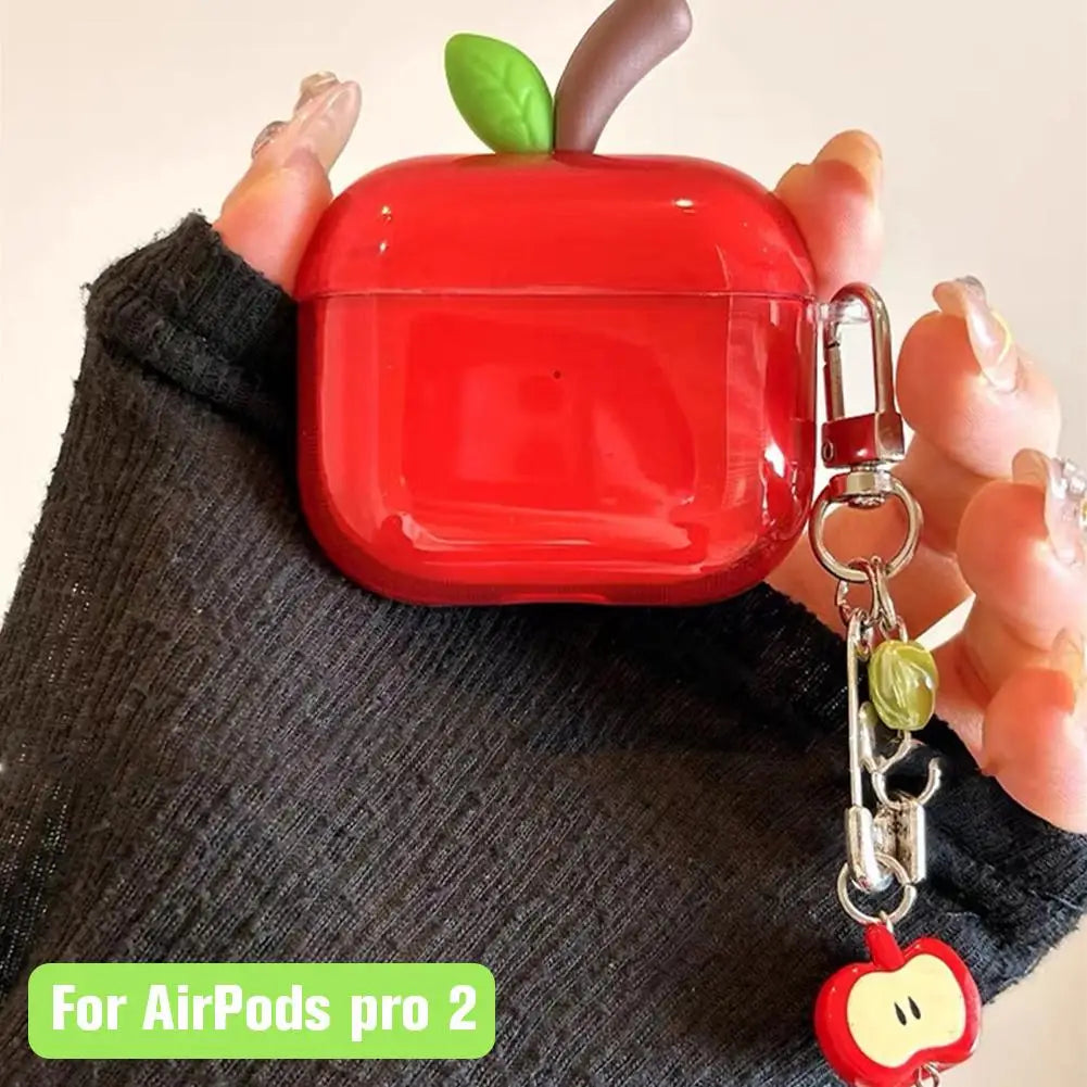 Apple Shape Clear AirPods Pro 2 & AirPods 4 Case | Shockproof