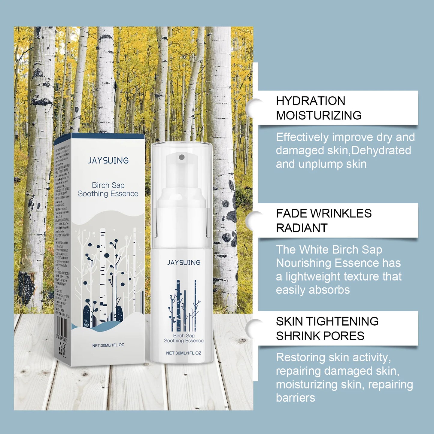 Birch Sap Moisturizing Milk – Hydrating, Oil Control & Soothing