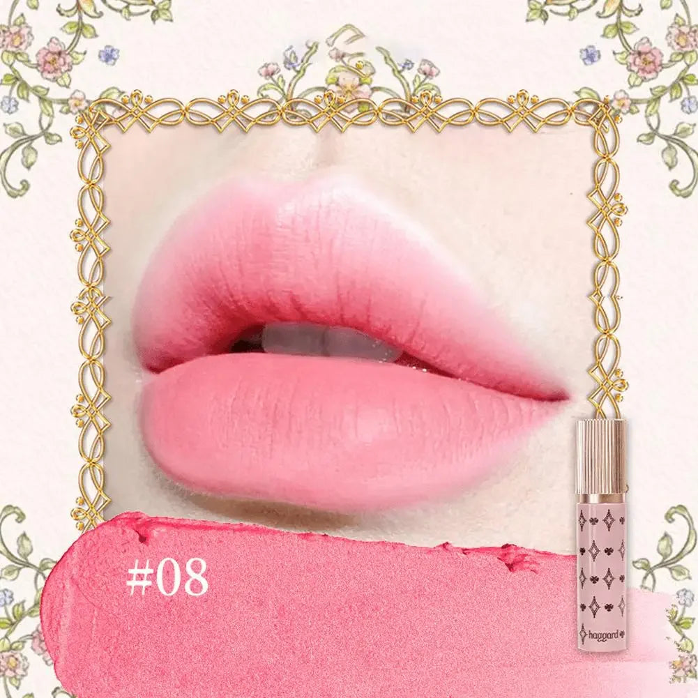 haggard Emo Monster Series Lip Powder Cream Non-Stick Cup Ultra High Color Matte Nude Soft Shimmer Lipstick Makeup Cosmetics Peaceful Pleasures Health and Wellness 07