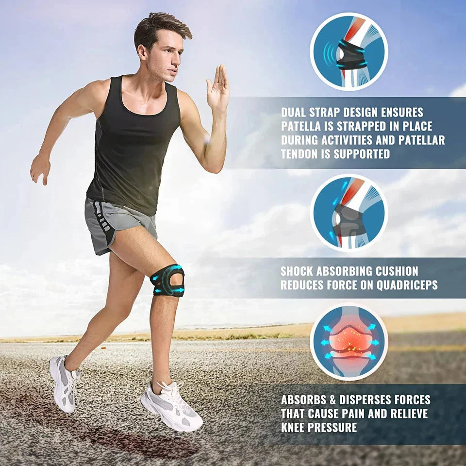 LOOGDEEL Patella Knee Brace Compression Sleeve | Men & Women