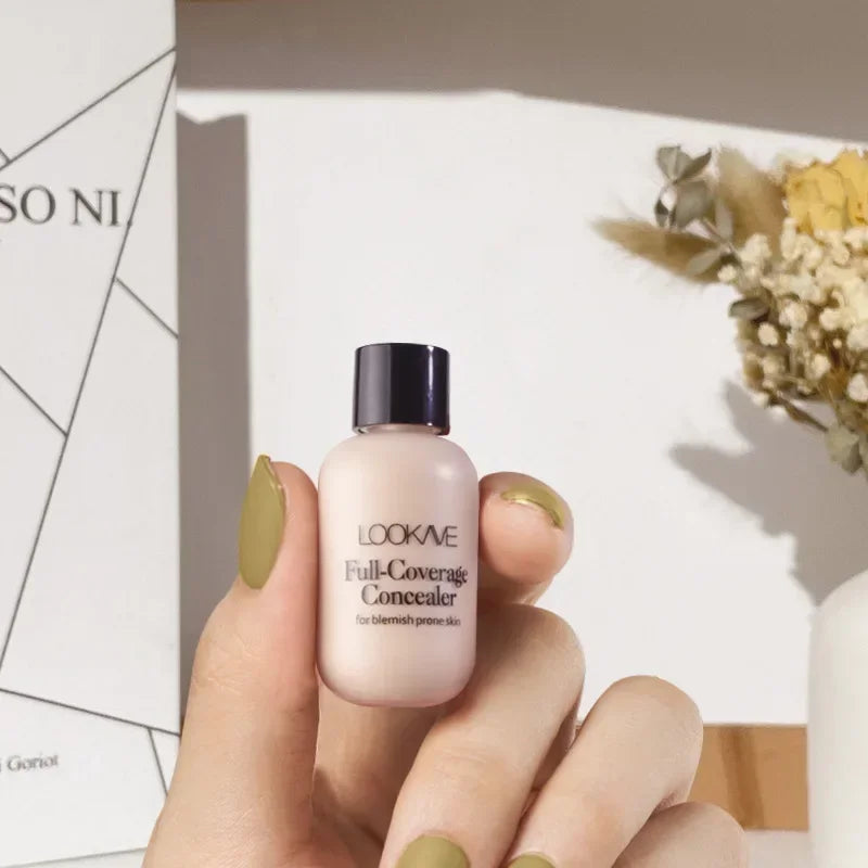 Full Coverage Waterproof Liquid Concealer Foundation Cream