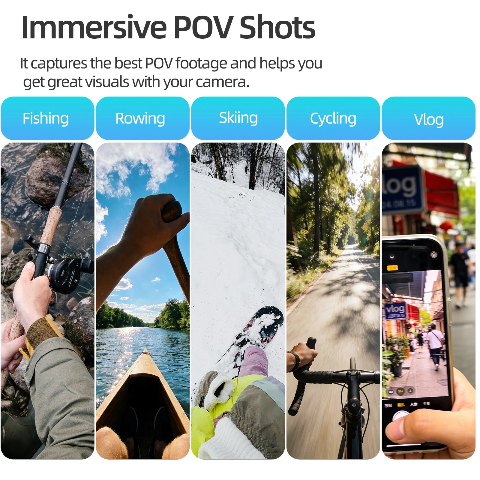 Ergonomic Design For DJI Pocket 4/3 Adjustable Neck Hanging Stand First View Shooting Stand Accessory Equipped With Chest Straps Peaceful Pleasures Health and Wellness