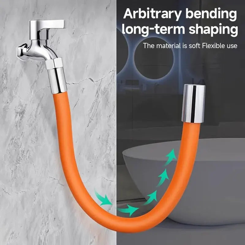 360° Flexible Faucet Extender – Universal Silicone Hose 20/50cm
