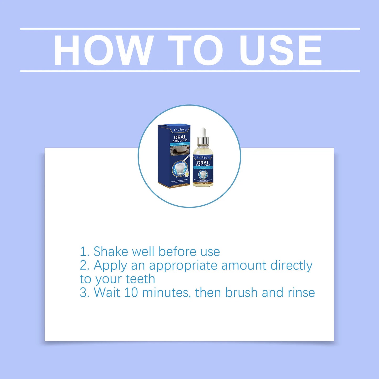 Dental Repair Drops Fix Small Tooth Surface Damages Anti Sensitivity Prevent Tooth Decay Relieve Gum Pain Dental Soothing Serum Peaceful Pleasures Health and Wellness