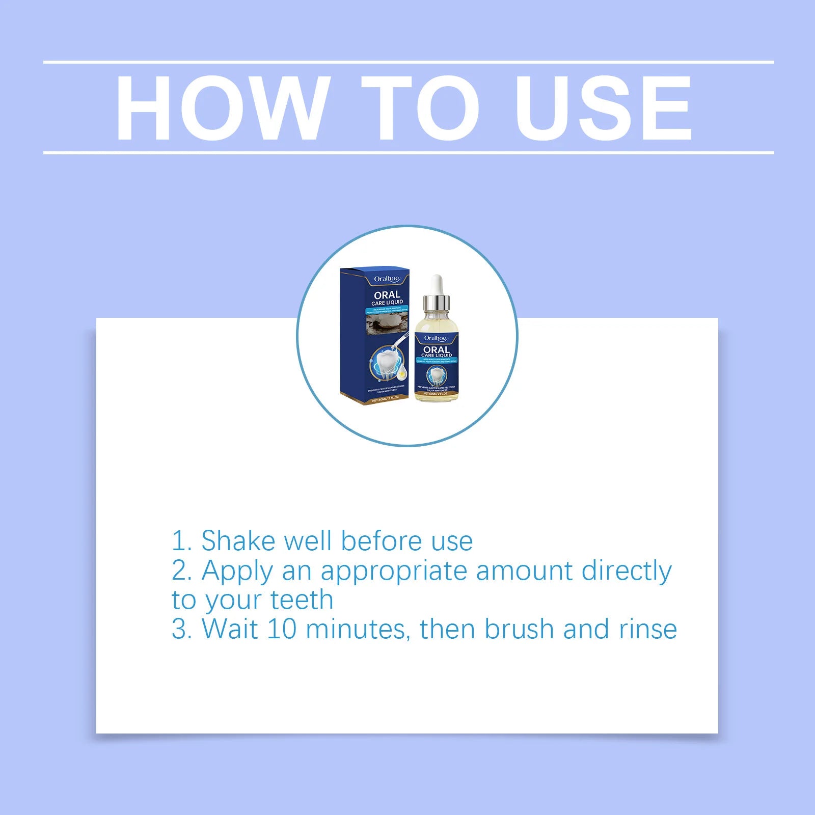 Dental Repair Drops Fix Small Tooth Surface Damages Anti Sensitivity Prevent Tooth Decay Relieve Gum Pain Dental Soothing Serum Peaceful Pleasures Health and Wellness