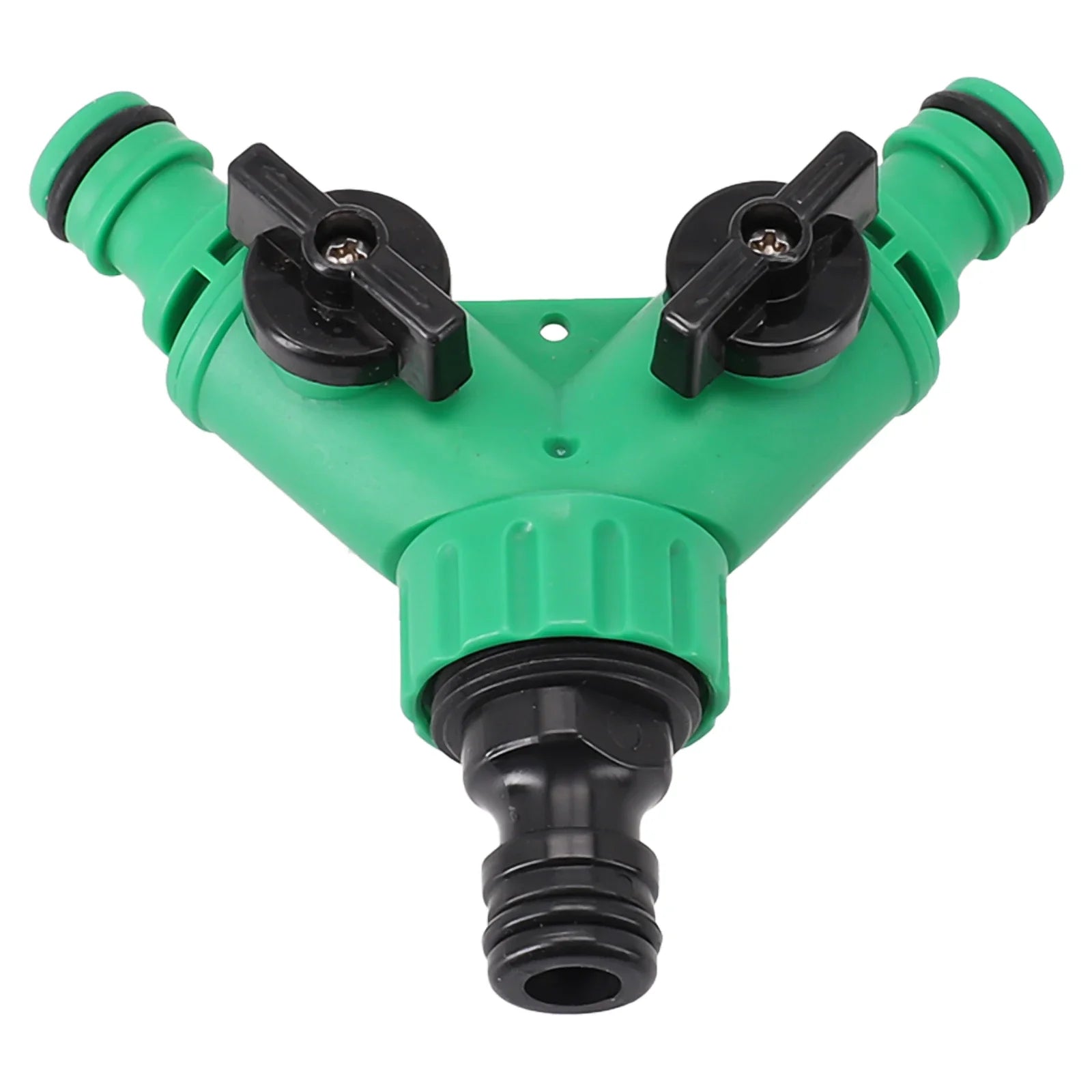2 Way Garden Water Pipe Connectors Pipe Adapter Y Shape Hose Splitter Valve Three Way Plastic Valve With Switch Peaceful Pleasures Health and Wellness Default Title