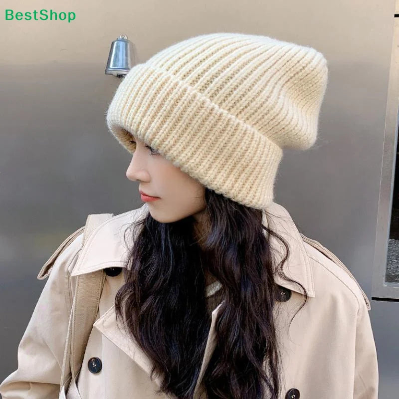 Winter Knit Beanie Hat | Unisex Warm Stacking Cap for Men & Women