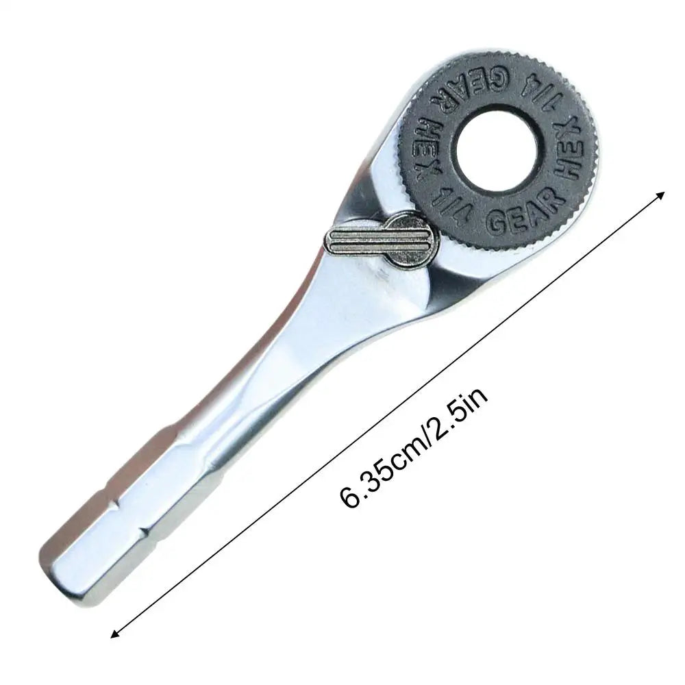 Mini Ratchet Wrench – Compact Hex Screwdriver Hand Tool