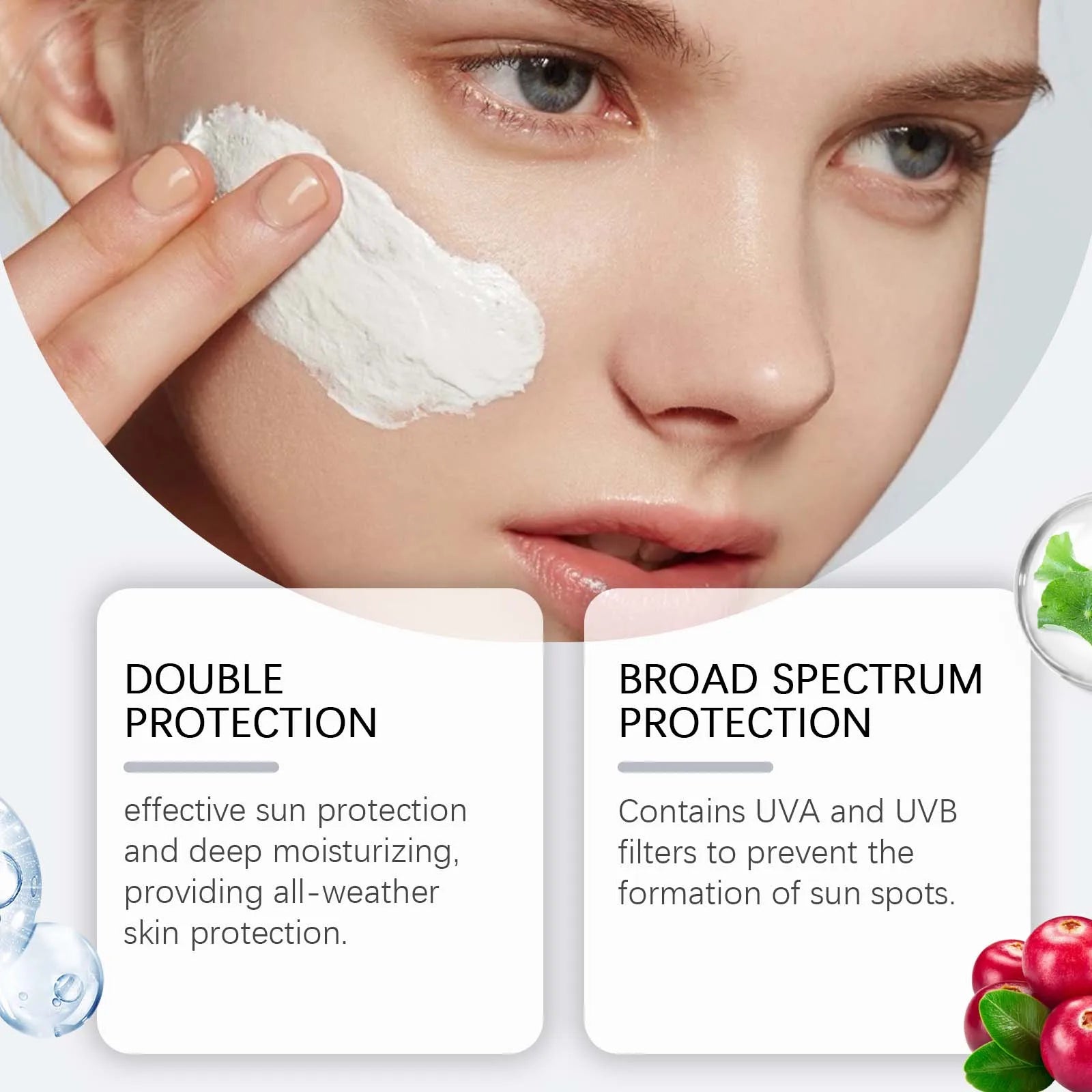 Sunscreen Cream Stick Spf 50+ Anti Oxidant UV Oil-Control Concealer Nourishing High Sun Protection Isolation Cream for Face Body Peaceful Pleasures Health and Wellness
