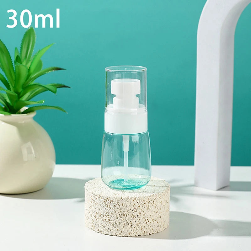 30ml/60ml/100ml Fine Mist Spray Bottle Plastic Bottl Lotion Pump Travel Perfume Water Bottles Refill Peaceful Pleasures Health and Wellness 30ml Blue