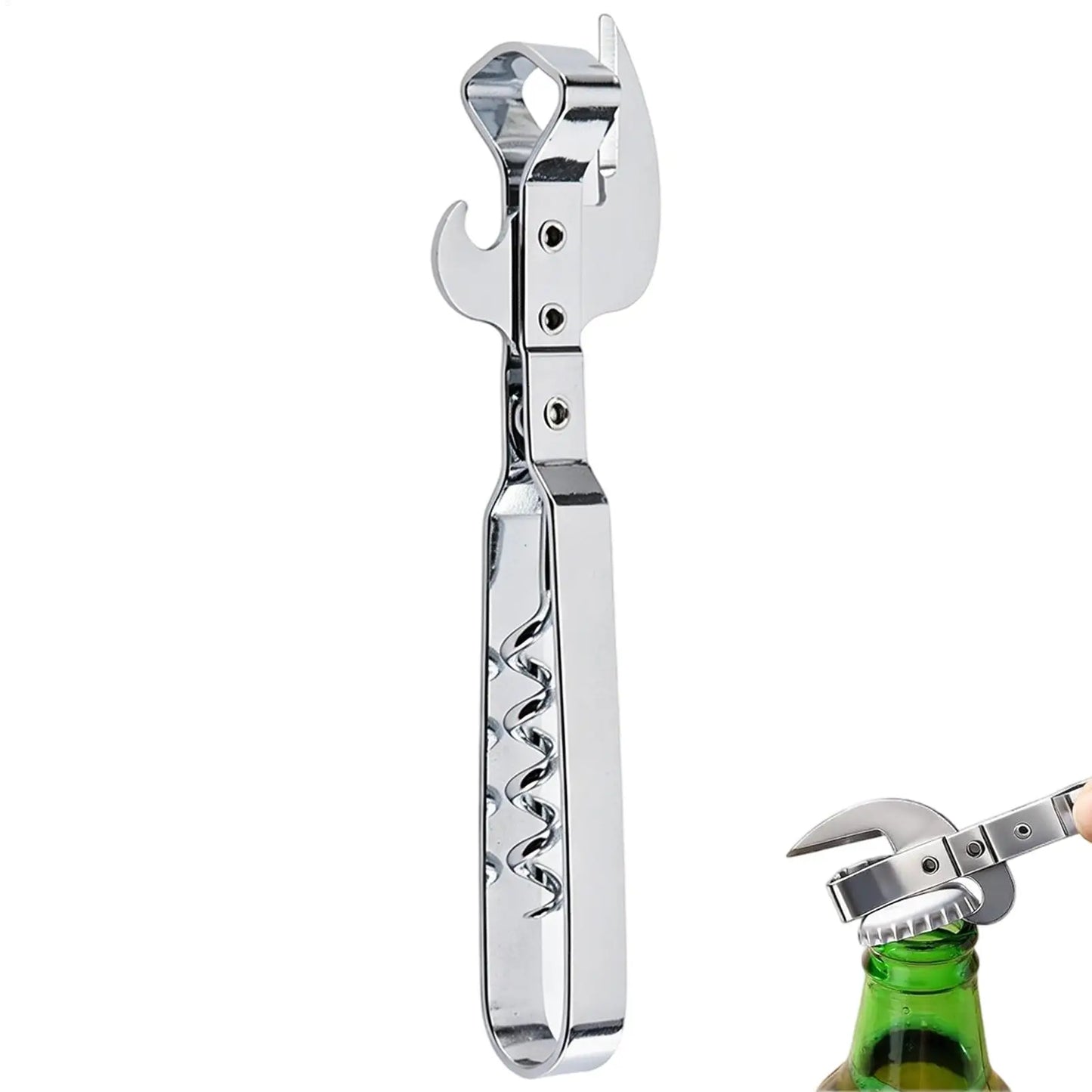 Multifunctional Stainless Steel Bottle & Can Opener | Bar Tool